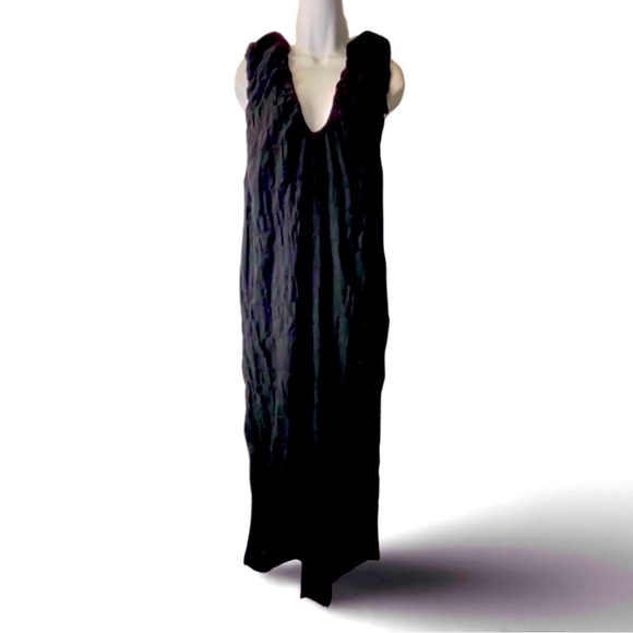 Free People Agatha Black V-Neck Maxi Dress Size XS - Picture 3 of 11